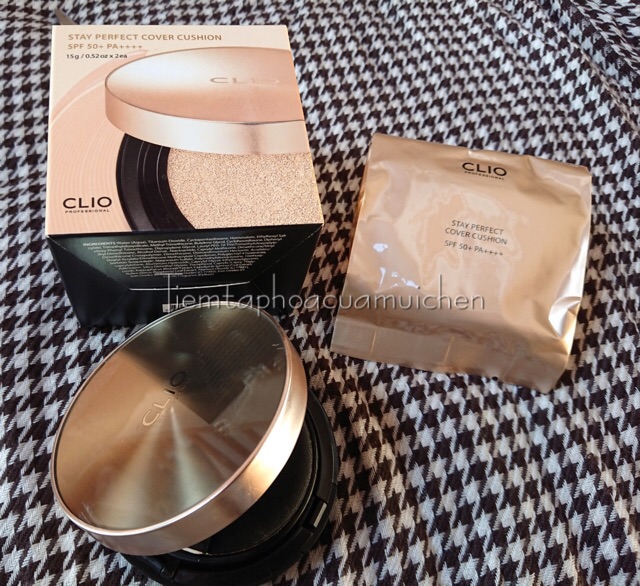 [Cam kết chính hãng] Set 2 lõi Cushion Siêu Che Phủ CLIO STAY PERFECT COVER CUSHION SPF 50+, PA++++ | BigBuy360 - bigbuy360.vn