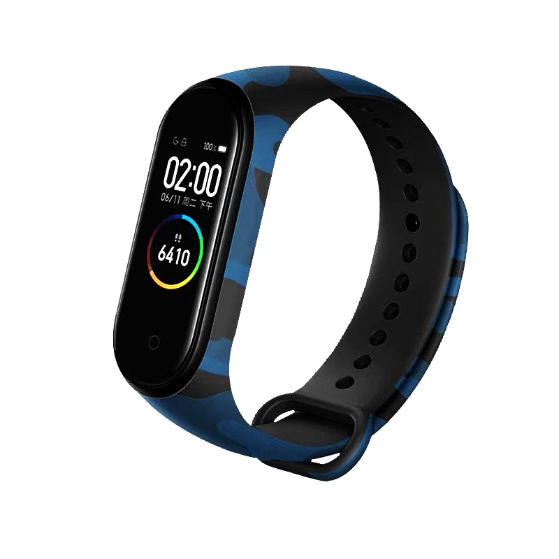 Dây Đeo Silicon Cho Đồng Hồ Thông Minh Xiaomi Mi Band 5 Mi Band 3 / 4