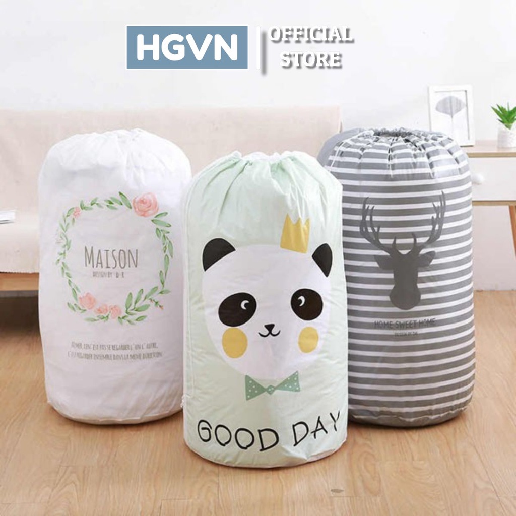 Túi vải đựng chăn màn quần áo dây rút chống thấm bền đẹp chắc chắn #311
