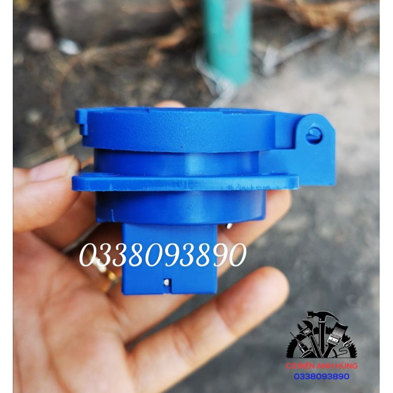Ổ cắm công nghiệp chống nước PCE F1050-0B có nắp 1 Pha - 16A - 2P+E – IP54 ( loại Ốp Tủ Điện)