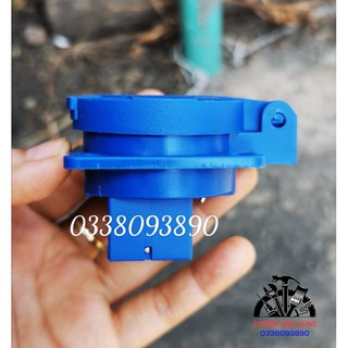 Ổ cắm công nghiệp chống nước PCE F1050-0B có nắp 1 Pha - 16A - 2P+E – IP54 ( loại Ốp Tủ Điện)