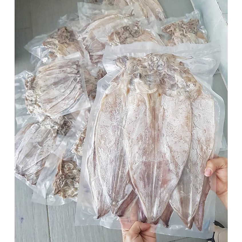 set 4 con mực khô size 13-15con/kg SeaFood loại to ngon , dày mình, hút chân không y hình | BigBuy360 - bigbuy360.vn