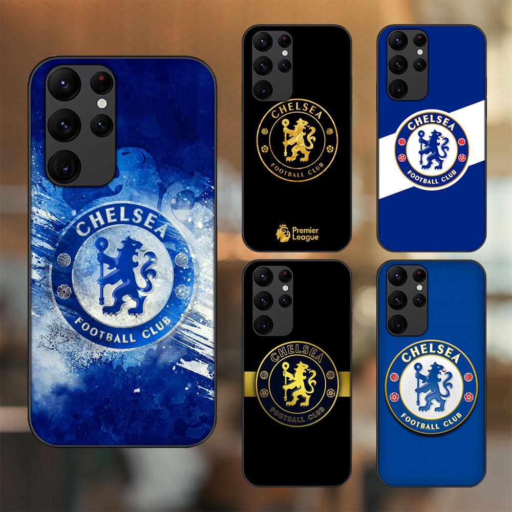 Ốp lưng Samsung S20 Ultra viền đen in hình Chelsea FC