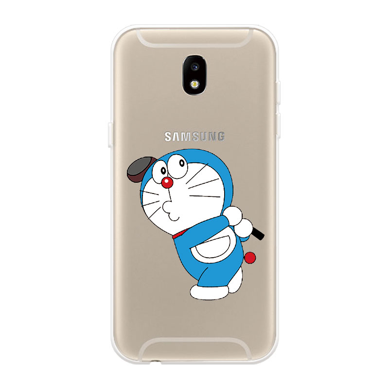 Ốp Lưng Samsung Galaxy J3 Pro J5 Pro J7 Pro 2017 TPU mềm Case Doraemon Two