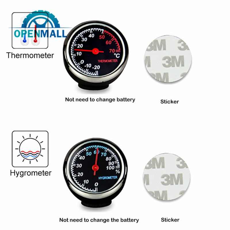 Nhiệt kế kiêm ẩm kế tiện lợi cho xe hơi