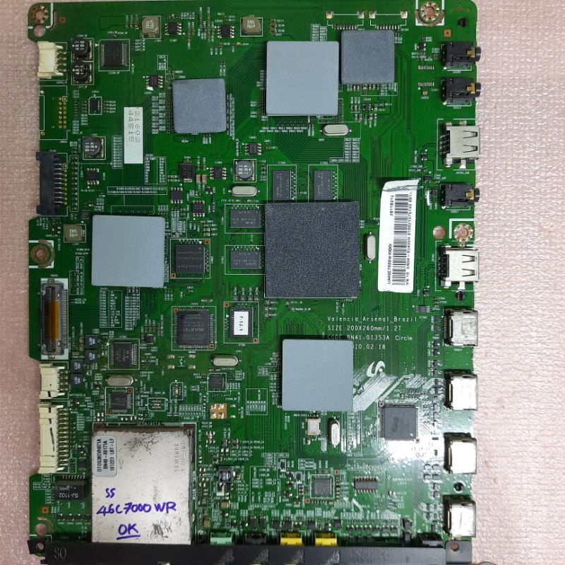 Bo mạch tivi Samsung 46C7000WR,46C7000,bo xử lý,khiển,nguồn,main chính,chủ,bo tcon,bộ led,cáp,mắt+phím