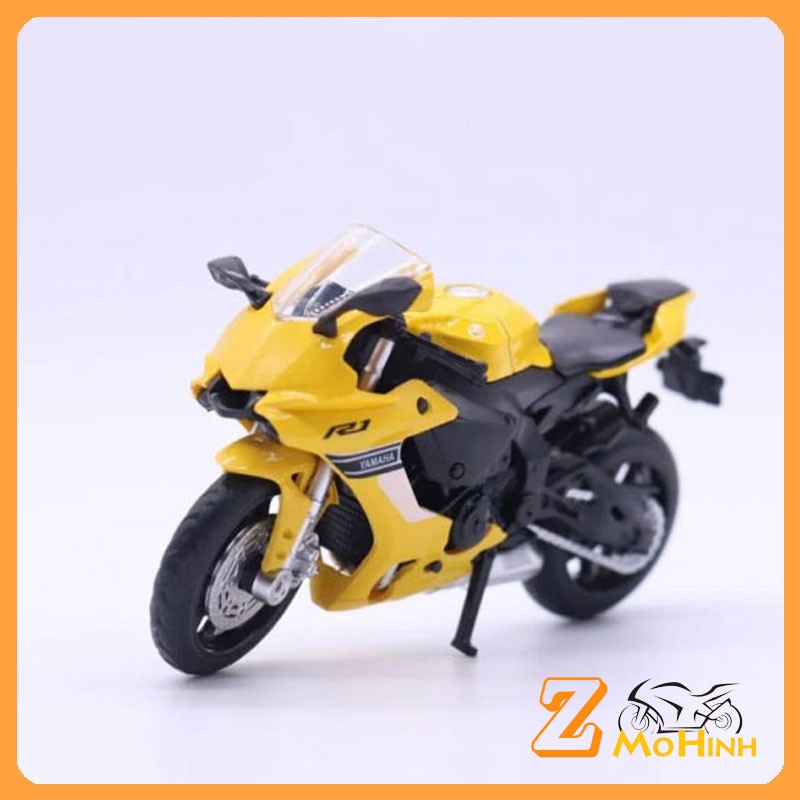 XE MÔ HÌNH MOTO Siêu xe YAMAHA YZF-R1 | MSZ tỷ lệ 1:18 màu Vàng