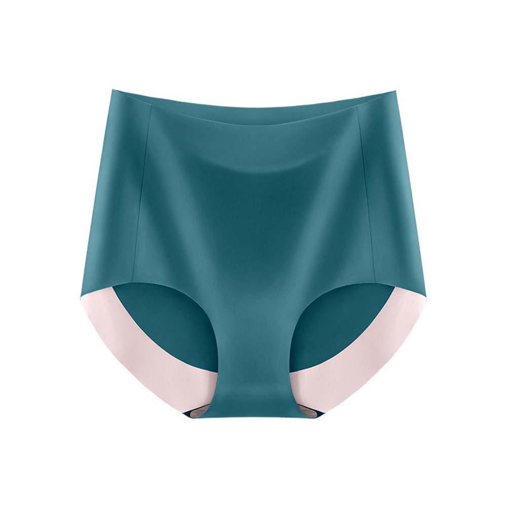 Quần Lót Cotton Lụa Lạnh Không Đường May Lưng Cao Màu Sắc Trơn Thoáng Khí Kháng Khuẩn Cho Nữ | BigBuy360 - bigbuy360.vn