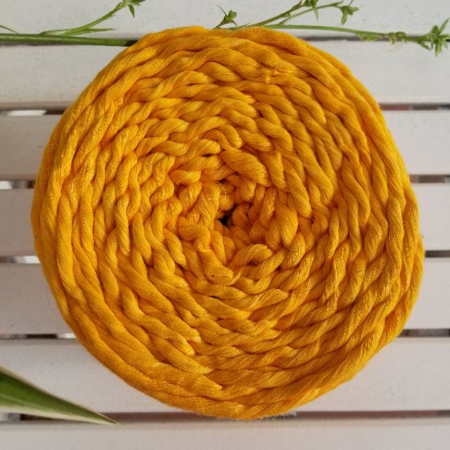 [Tặng 1 móc chữ S khi mua từ 1kg trở lên] Dây se 1 chiều 4mm, Sợi cotton làm macrame, Màu sắc đa dạng.