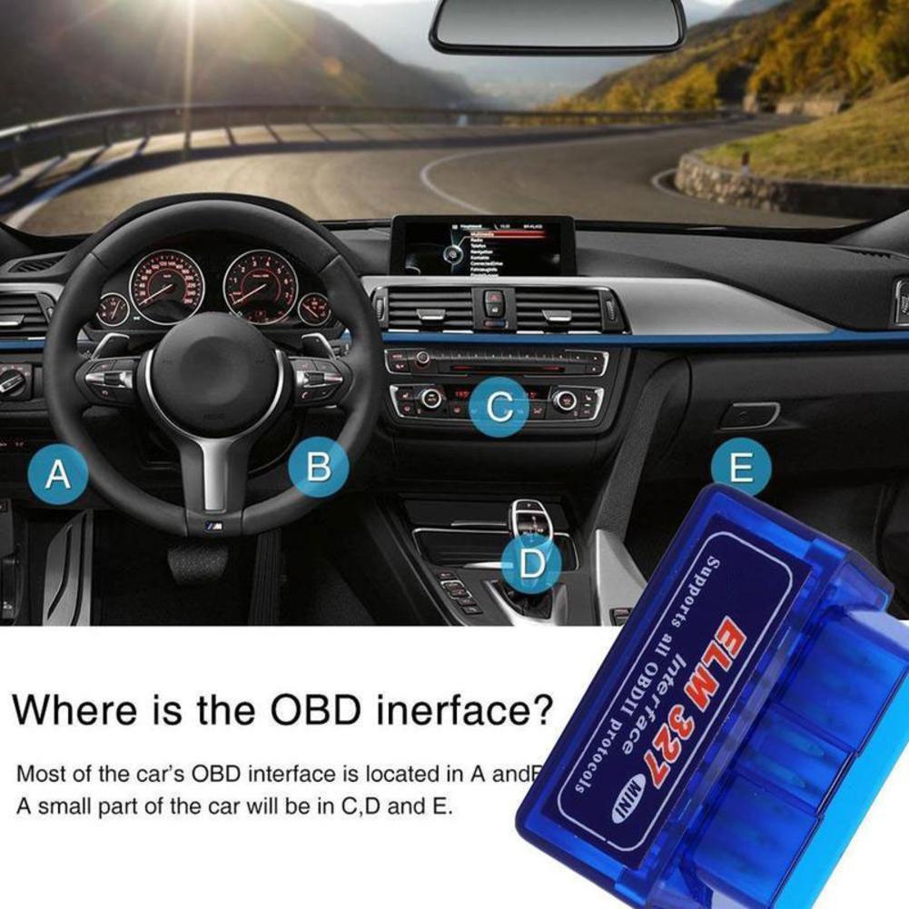 Thiết Bị Chẩn Đoán Lỗi Xe Hơi Mini Bluetooth Obd2 V1.5 Elm 327 V 1.5 Obd 2 S6K8