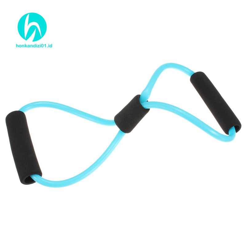 Yoga Resistance Bands Tube Stretch Fitness Pilates Exercise Tool N2VN