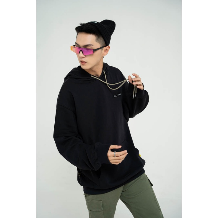 Áo Hoodie Nỉ Mũ Unisex BOO Dáng Oversized In Graphic Trái Tim BOOLAAB