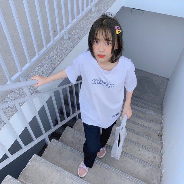[Mã FAMARAL1 giảm 10K đơn 50K] Áo SS1 Click form rộng tay lỡ Unisex nhiều size nhiều màu (V78)