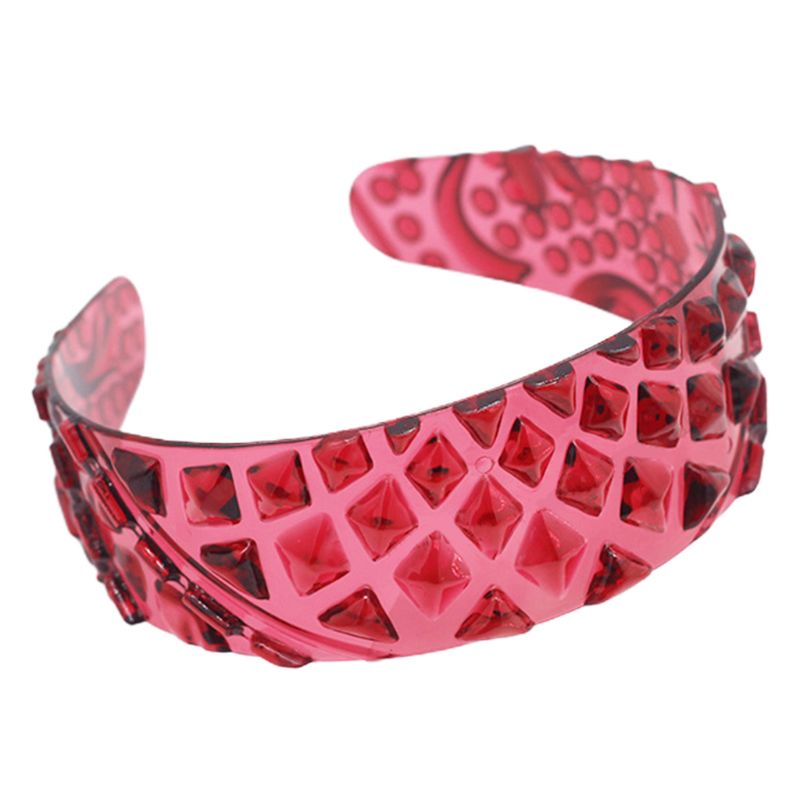 Băng Đô Bằng Nhựa Trong Suốt Họa Tiết Quả Dứa 3D Dễ Thương Thời Trang Mùa Hè Cho Nữ