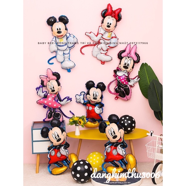 Bóng Chuột Mickey, Minie Size 70CM Trang Trí Sinh Nhật