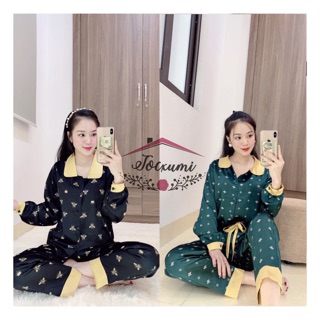 [MẪU MỚI] [CLIP] BỘ MẶC NHÀ PIJAMA LỤA SATIN CAO CẤP [HÀNG ĐẸP]