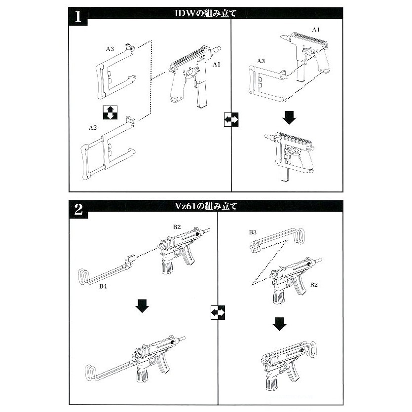 Mô hình Tomytec 1/12 Little Armory (LA058) Compact SMG Set [TAM] [PK]