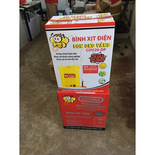 Bình xịt điện 2 bơm con ong vàng 20DP (12v-12ah)