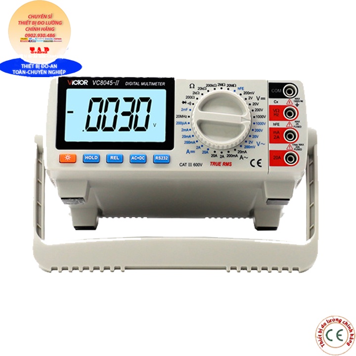 Đồng hồ vạn năng để bàn Victor VC8045 II