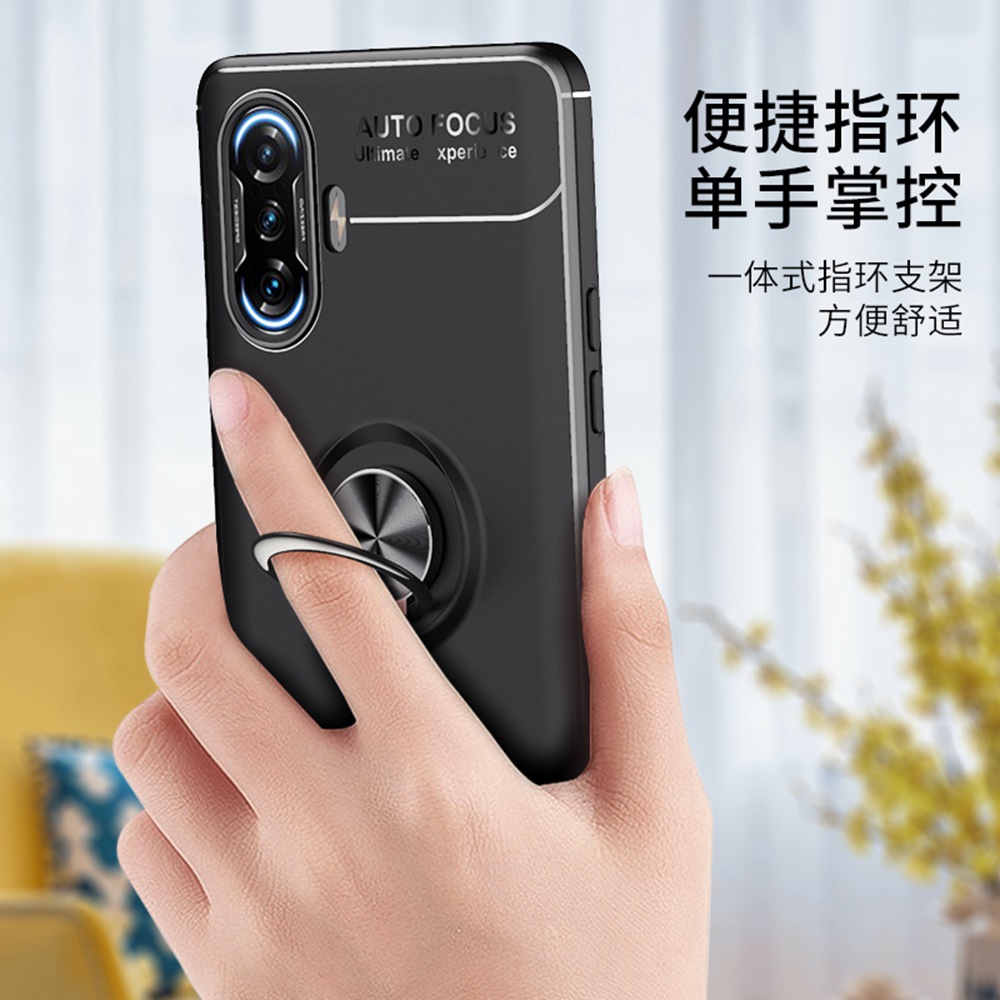 Ốp điện thoại bằng tpu mềm có vòng đỡ nam châm cho Xiaomi Redmi K40 Gaming