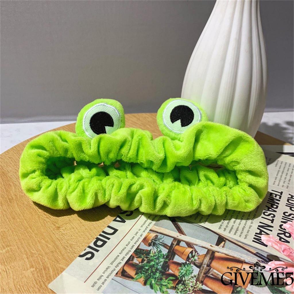 Băng đô cài tóc hình chú ếch sáng tạo cho spa/yoga