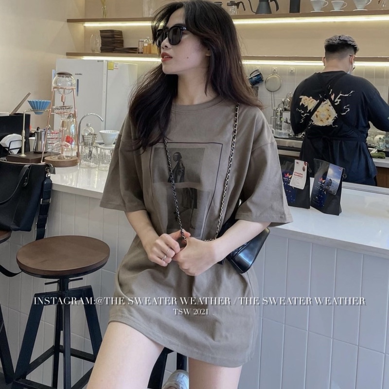 Áo thun nam nữ form rộng JUIOPFDSRY20 Xinhshopz, áo phông unisex tay lỡ basic siêu cool