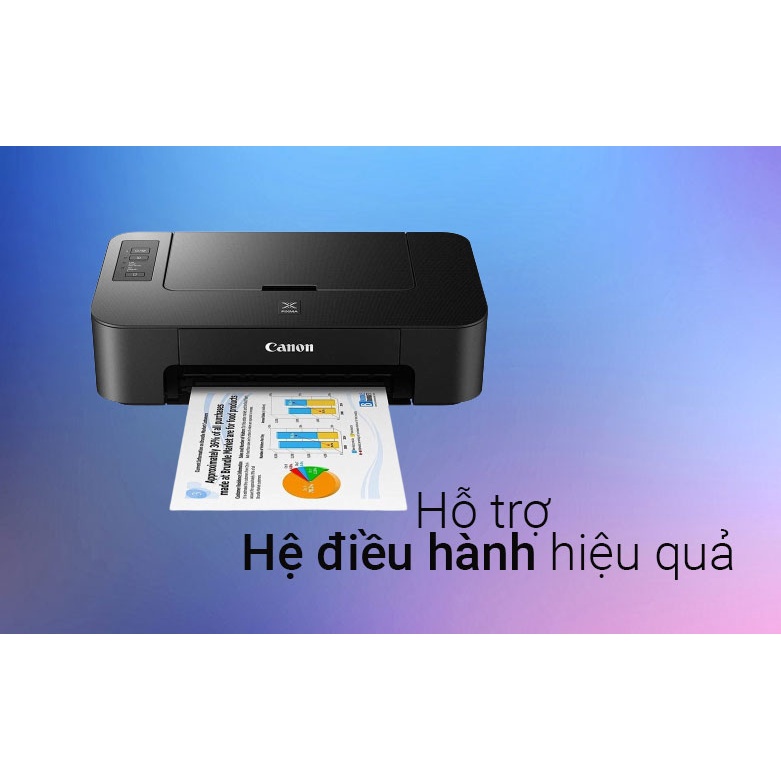Máy in phun màu đơn năng Canon PIXMA TS207 - Hàng chính hãng BH 12 Tháng