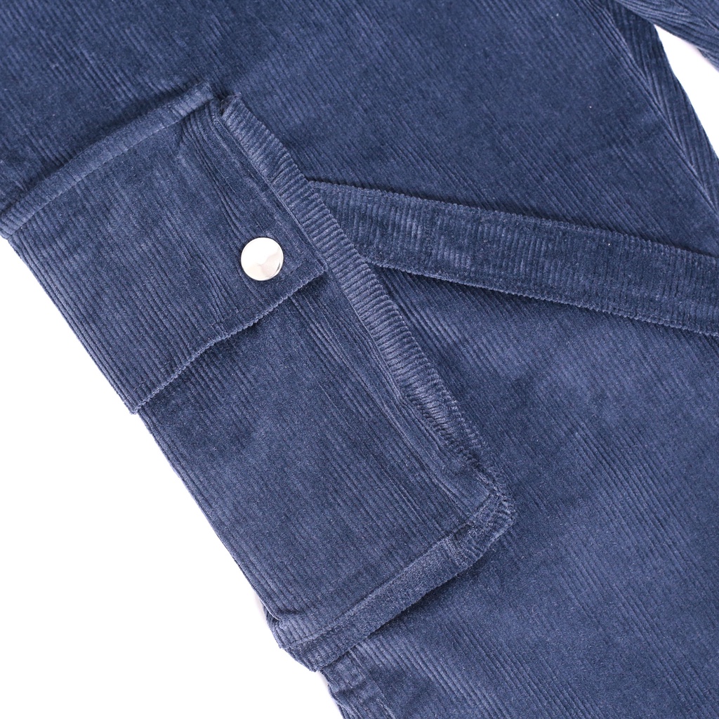 Quần dài NEEDS OF WISDOM Strap Cargo Pants - Blue - Local Brand Chính Hãng