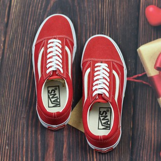 Giày Vss Old Skool Đỏ Tươi Nữ