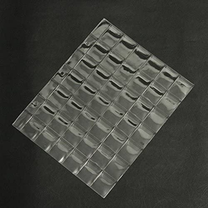 Bộ 20 Bìa Đựng Tiền Xu 42 Ngăn Bằng PVC