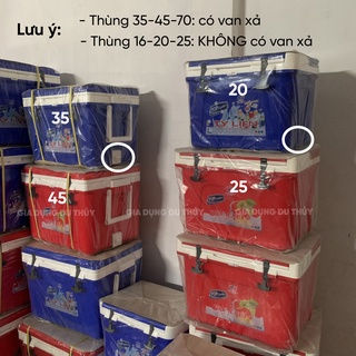 Thùng đá vuông giữ lạnh 100 giờ, dung tích 56L, Top Cooler 70 có quai xách, không chứa BPA an toàn cho sức khỏe