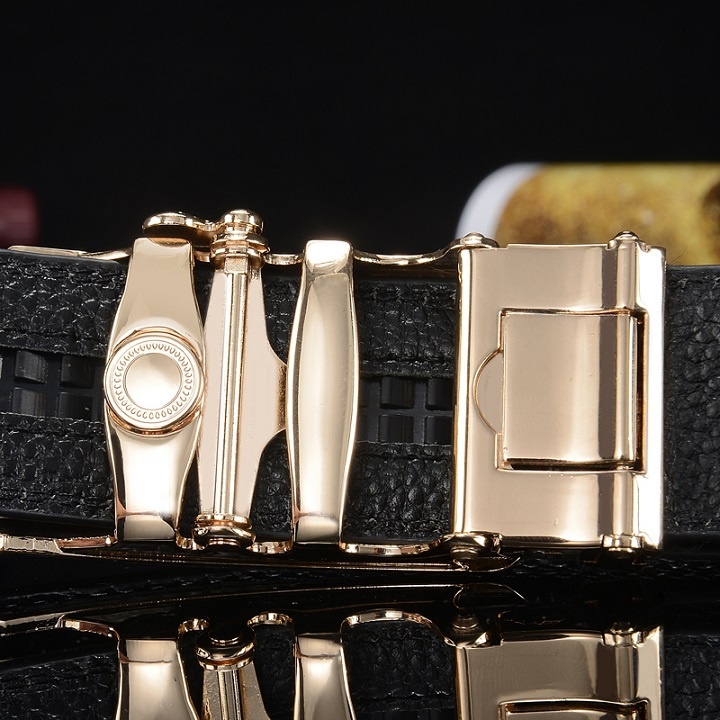 Thắt Lưng Nam Da Bò Họa Tiết Cây Thánh Giá Sang Trọng Lịch Lãm