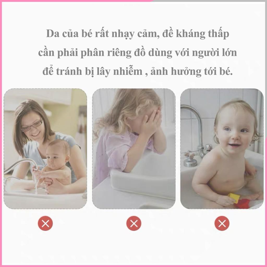 Chậu rửa mặt gấp gọn cho bé cao cấp ngộ nghĩnh an toàn - Ahimom