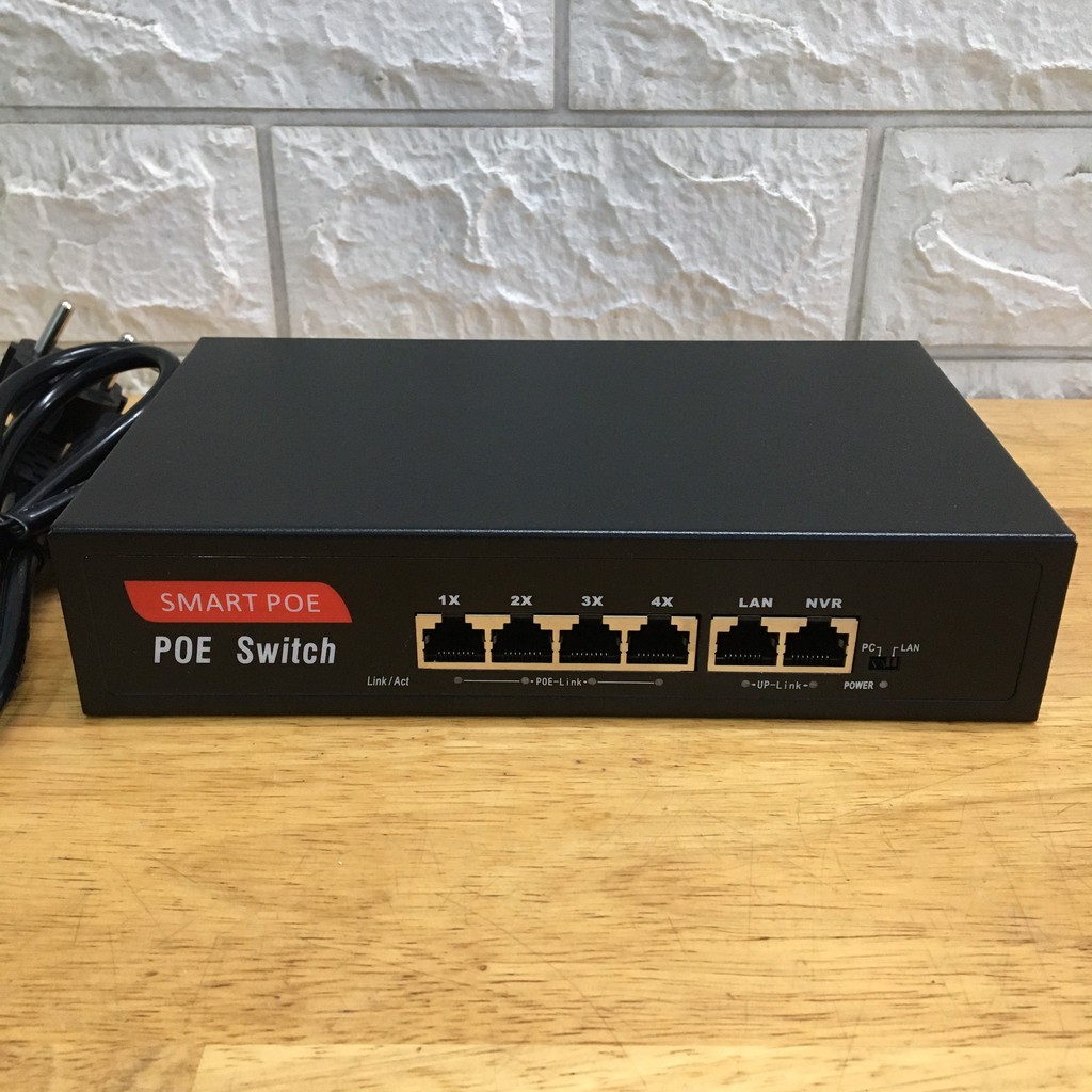 SWITCH POE SMART CHÍNH HÃNG 6 PORT