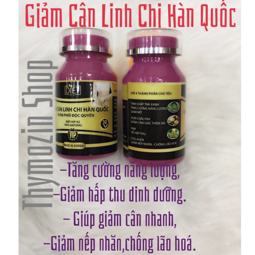 [Giảm Cấp Tốc ] G,i,ả,m cân linh chi hàn quốc ( Không dành cho người dễ g.iảm C.ân )--thymozinshop