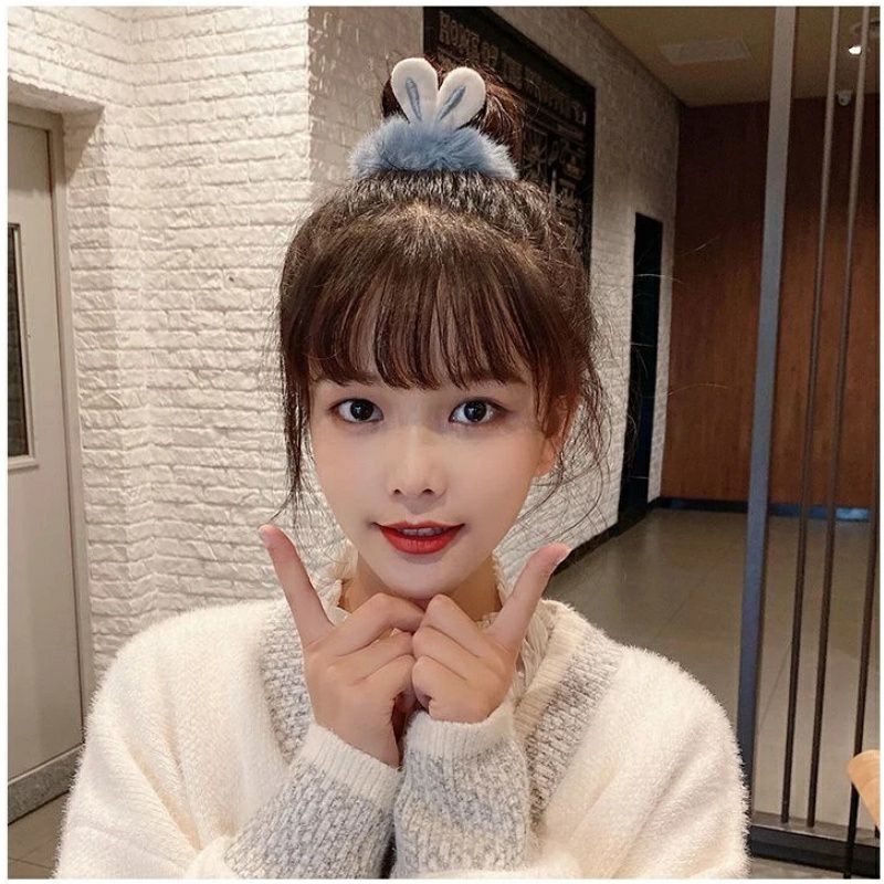 Dây Cột Tóc Pom Pom Lông Mềm