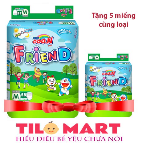 [TPHCM] [Cộng miếng] Tã/ Bỉm Quần Goon Friend M58/L48/XL42/XXL34/XXXL22