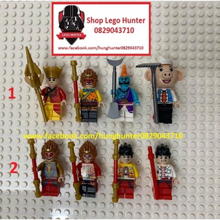 Xếp Hình Minifigures Tây Du Ký - combo 4 Thầy trò đường Tăng - combo 4 Tôn Ngộ Không