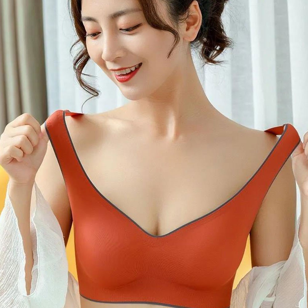 Áo Lót latex Không Gọng Không Đường May Thời Trang Cho Nữ
