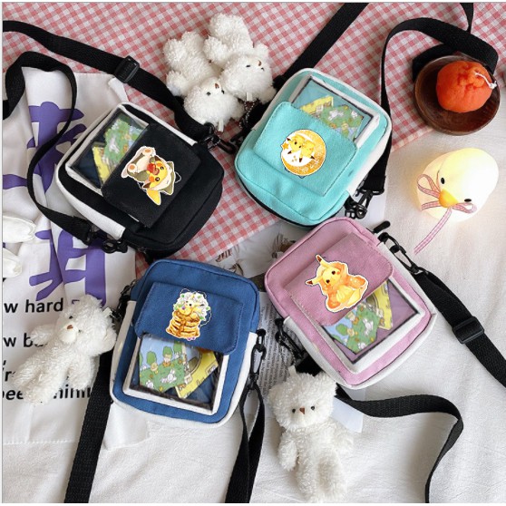 túi trong suốt chuột vàng TCVII29 ita bag túi đeo chéo cute vintage dễ thương hot trend thần tượng hoạt hình idol