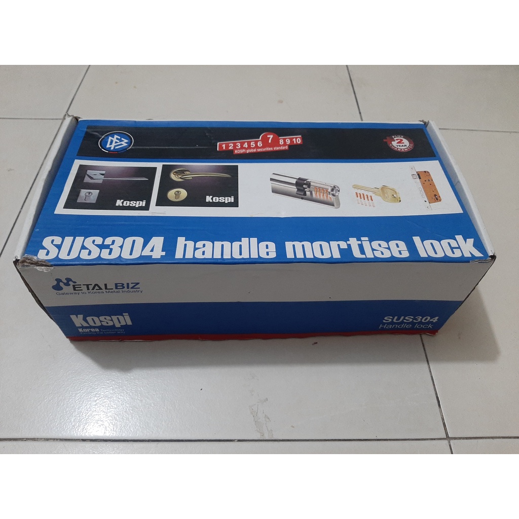 Khóa inox cửa đi, cửa chính hiệu Kospi LF59