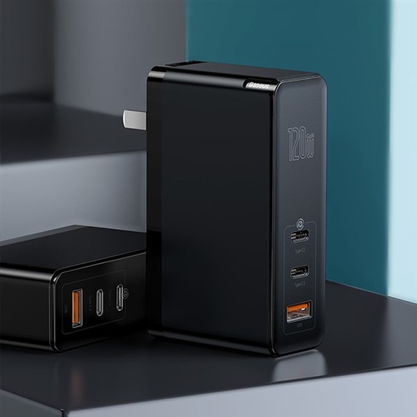 CHÍNH HÃNG CỦ SẠC BASEUS 120W 2C1A GAN CHARGER GAN 2 PRO