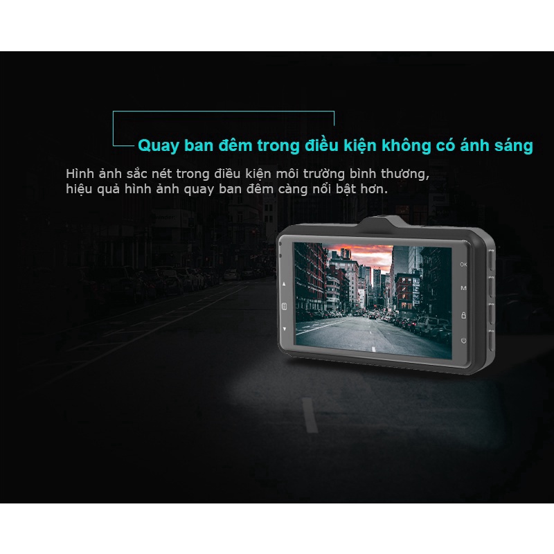 Camera hành trình xe ô tô Acumen D11 màn hình ips 3 inch full HD, chất liệu hợp kim, Cam hành trình bảo hành 12 tháng | BigBuy360 - bigbuy360.vn