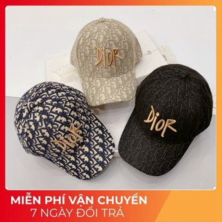 Mũ Lưỡi Trai Dior❤️Freeship❤️ Mũ lưỡi trai Dior thêu chữ nổi 3D thời trang, họa tiết ấn tượng, phom mũ chuẩn hàng xuất