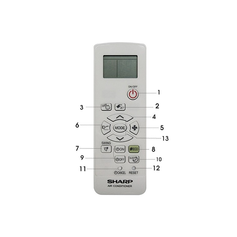 Remote điều khiển điều hòa máy lạnh SHARP