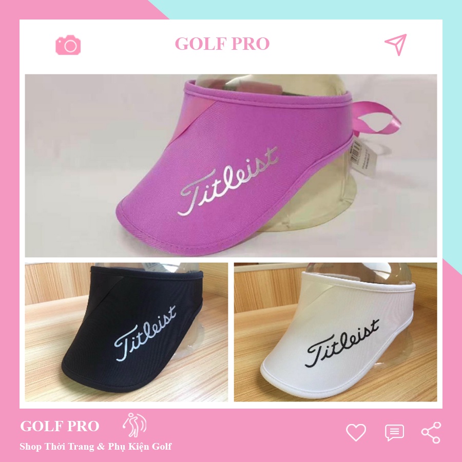 Mũ golf nữ nửa đầu Titliest thời trang thể thao thoáng mát chống nắng cao cấp GOLF PRO MG032