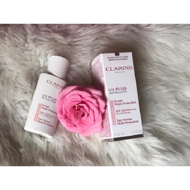 Kem Chống Nắng Clarins UV Plus Anti SPF 50  Rosy Glow 50ml - Belle shop