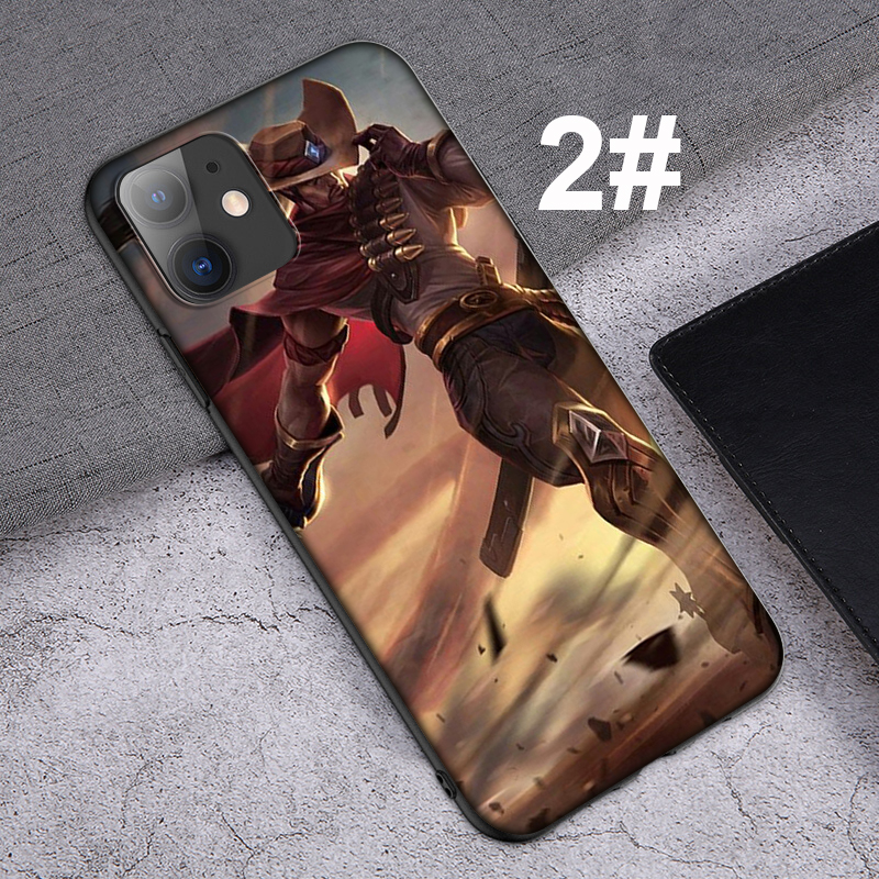 Ốp điện thoại mềm in hình Yasuo League of Legends 55SF thích hợp cho iPhone XR X Xs Max 7 8 6s 6 Plus 5 5s SE 2020