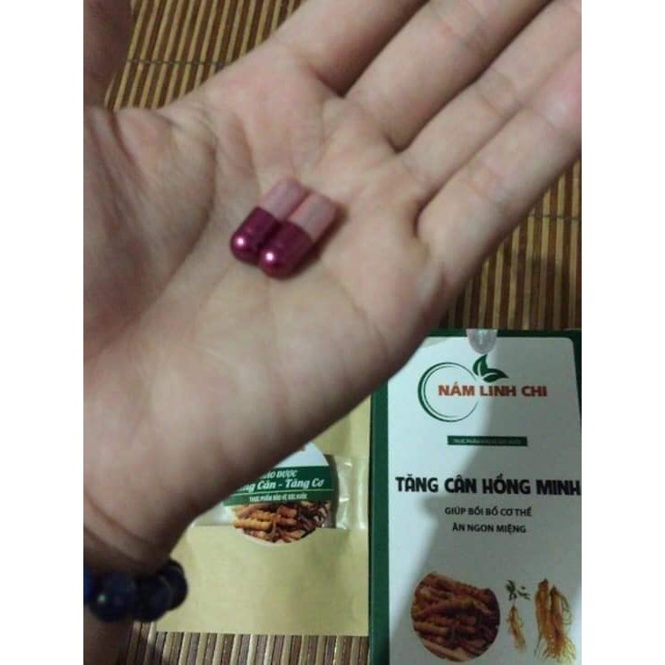 Tăng cân Hồng Minh (Nấm linh chi) 30 viên và 60 viên (Mẫu mới) | BigBuy360 - bigbuy360.vn
