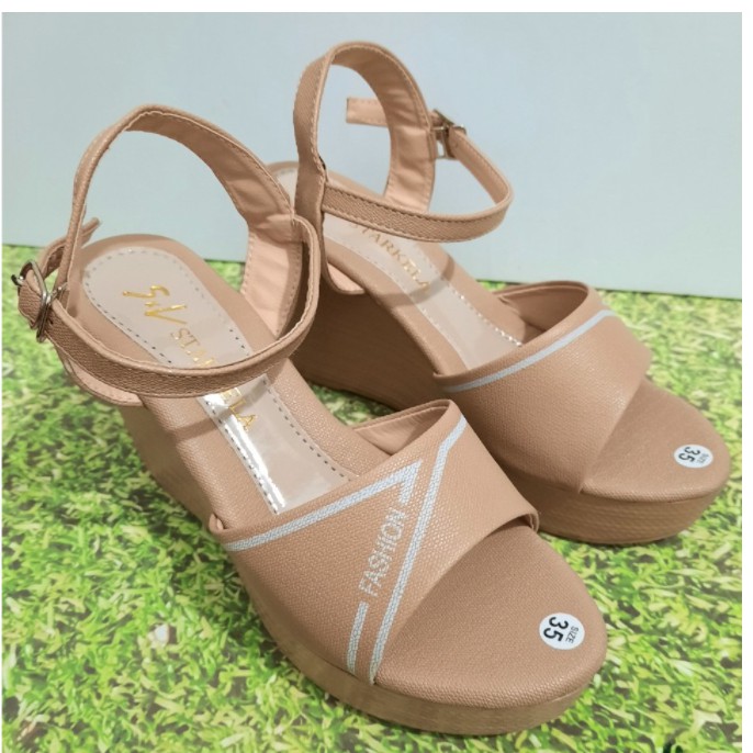 DÉP SANDAL ĐẾ XUỒNG NỮ 9CM